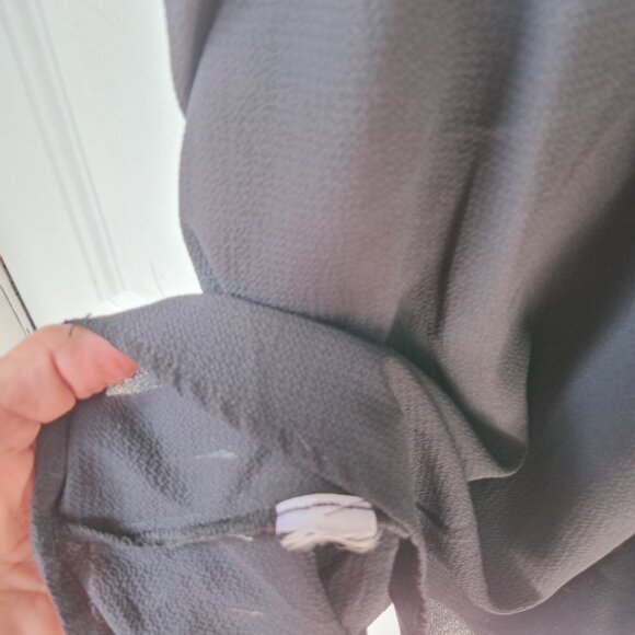 Candies Black Ruffled Spaghetti strap top Size Small - Picture 12 of 12